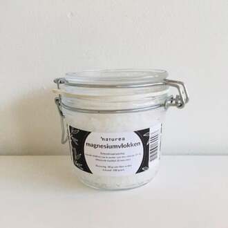 Naturea magnesium vlokken in glazen pot - 300 gram