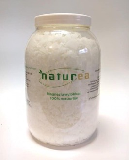 Naturea magnesium vlokken in pot - 2 kg - 2000 gram