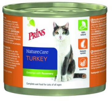 Naturecare Cat Kalkoen - Kattenvoer - 200 g