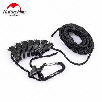 Naturehike 4.3M Anti-Slip Touw Outdoor Opknoping Touw Multipurpose Camping Accessoires Kleding Lijn Luifel Hangingrope