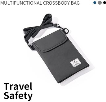 Naturehike Anti Diefstal Borstel Crossbody Tas Vrouwen Modieuze Schoudertassen Vrouwelijke Messenger Bag Handtas Boodschappentas NH20SN002 grijs