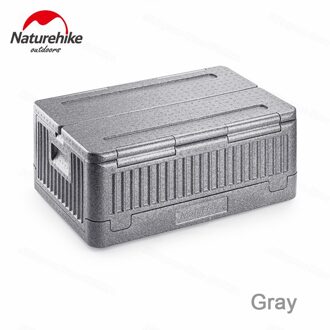 Naturehike Camping Vouwen Opbergdoos 40L Epp Outdoor Lichtgewicht Reizen Opbergtas Voedsel Verse Houden Doos Draagbare Dagelijks Gebruik grijs