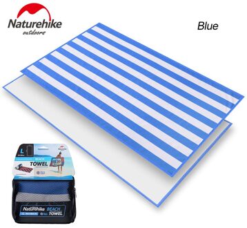 Naturehike Microfiber Magic Handdoek Absorberende & Soft Lint Ecofriendly Doek Strand Camping Sneldrogend NH17Y050-M blauw L