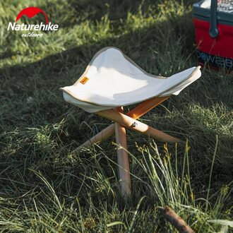 Naturehike Outdoor Opvouwbare Driehoek Bench Draagbare Massief Houten Stoel Ultralight Kruk Voor Camping Wandelen Picknick