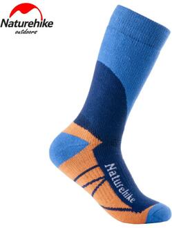 Naturehike Outdoor Sport Sokken Wandelen Fietsen Sokken Sneldrogend Winter Thermische Sok Voor Mannen Vrouwen Klimmen Camping Vissen donker blauw