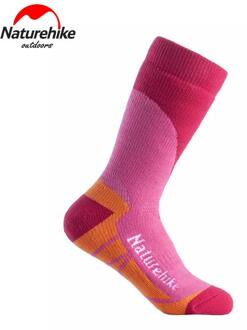 Naturehike Outdoor Sport Sokken Wandelen Fietsen Sokken Sneldrogend Winter Thermische Sok Voor Mannen Vrouwen Klimmen Camping Vissen roos
