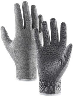 Naturehike Outdoor Touchscreen Antislip Ademend Volledige Vinger Handschoenen Rock Klimmen Wandelen Camholic Zonnebrandcrème Anti-Uv Auto Handschoen grijs / Xl