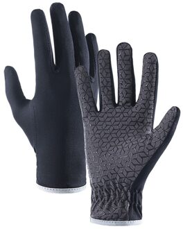 Naturehike Outdoor Touchscreen Antislip Ademend Volledige Vinger Handschoenen Rock Klimmen Wandelen Camholic Zonnebrandcrème Anti-Uv Auto Handschoen marine blauw / M