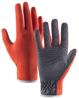 Naturehike Outdoor Touchscreen Antislip Ademend Volledige Vinger Handschoenen Rock Klimmen Wandelen Camholic Zonnebrandcrème Anti-Uv Auto Handschoen oranje / L
