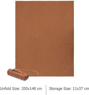 Naturehike Picknick Deken Canvas Draagbare Picknick Mat Ultralight Strand Deken Ground Reizen Mat Outdoor Matras Camping Mat bruin