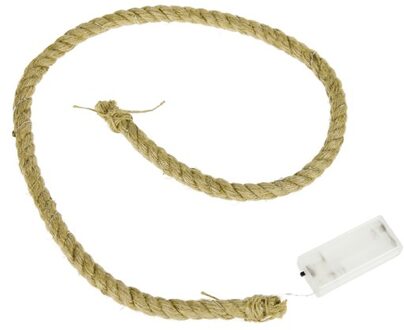 Naturel Collections Jute touw met 20 led 100cmx1.2cm bruin