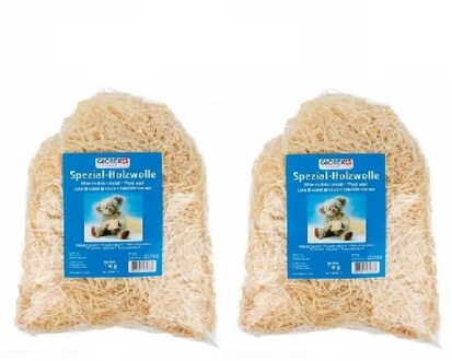 Naturel houtwol 300 gram - Vulmateriaal voor wijnkisten, kerstpakketten, cadeauverpakkingen en fruitmanden