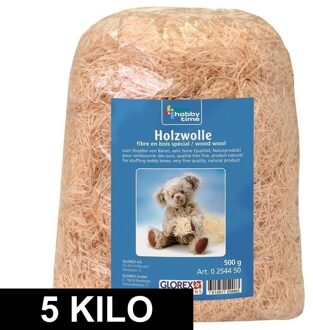 Naturel houtwol 5 kilo vulmateriaal