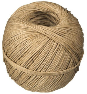 Naturel touw - 40 meter op rol - 2 mm - Hennep 200 grams Bruin
