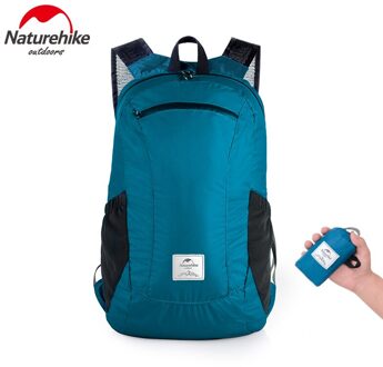 Naturerhike Rugzak Ultralight Camping Rugzak Opvouwbare Rugzak Outdoor Trekking Rugzak Vouwen Wandelen Rugzakken blauw
