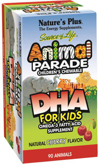 Natures Pl Animal Parade Dha For Kids 90 - Cereza Comp Mast