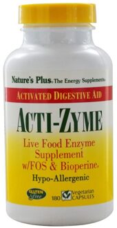 Natures Plus Acti-Zyme (180 Vegetarian Capsules) - Nature's Plus