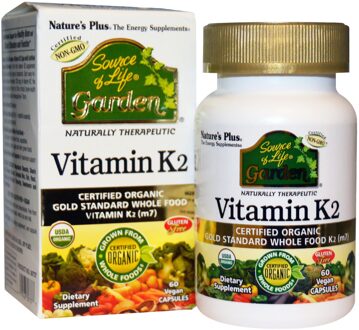 Natures Plus Vitamin K2 (60 Vegan Caps) - Nature's Plus