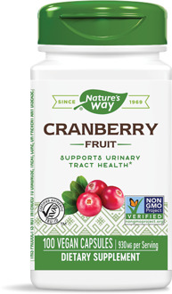 Natures way Cranberry Fruit 465 mg (180 Vegetarian Capsules) - Nature's Way