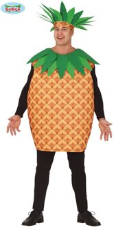 Natuur Groente & Fruit Kostuum | Sappige Tropische Ananas Kostuum | Maat 52-54 | Carnaval kostuum | Verkleedkleding
