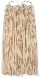 Natuur Haar 18 Inch Vlinder Locs Krullend Haar Gehaakte Vlechten Afro Kinky Twist Ombre Blonde Faux Locs Synthetisch Haar Extensions #613