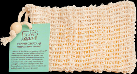 Natuurlijk zeepzakje Hennep - 1 stuk