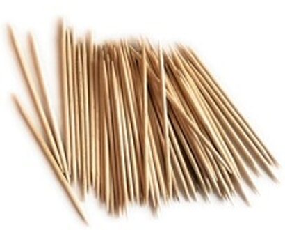 Natuurlijke Bamboe Tandenstokers tweekoppige Fijne Tandenstoker Thuis Salade Stok Tafel Accessoires