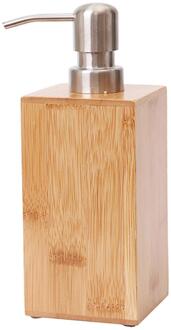 Natuurlijke Bambooe Shampoo Douche Fles Vloeibare Keuken Zeepdispenser Schotel Fles Hand Sanatizer Dispenser Navulbare Voor Badkamer