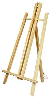 Natuurlijke Beukenhout Schildersezel Voor Kunstenaar Schilderij Schetsen Craft Opvouwbare Houten Stand Frame Display Houder Art Supplies 5AC1103460-M