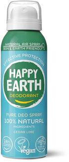 Natuurlijke deo natural air spray cedar lime - 100 ml