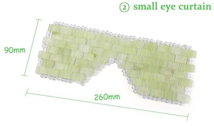 Natuurlijke Echte Eye Massager Therapie Jade Steen Germanium Sleep Eye Mask Shade Cover Ontspanning Gezondheidszorg Beauty Tool