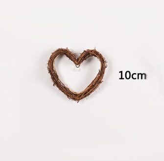 Natuurlijke Grapevine Krans Ster Hart Ring Vorm Diy Ambachten Basis Voor Kerstkrans Guirlande Woondecoratie A-10cm