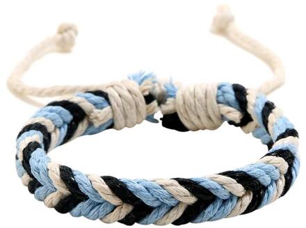 Natuurlijke Handgemaakte Seashell Armband Ketting Witte Hand Geweven Touw Ornament B 6