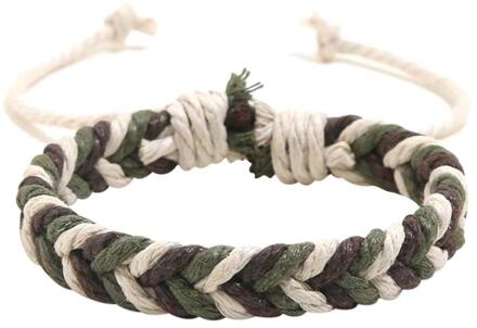 Natuurlijke Handgemaakte Seashell Armband Ketting Witte Hand Geweven Touw Ornament B 7