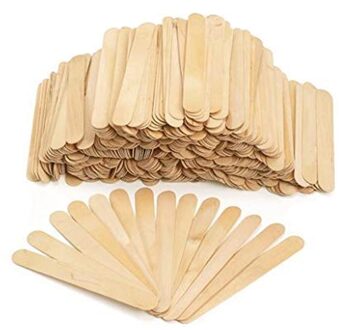 Natuurlijke Hout Ambacht Pack Van 100 Stuks Craft Sticks Jumbo Craft Sticks