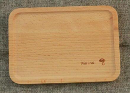 Natuurlijke Hout Cake Gerechten Fruit Sushi Plaat Dessert Dienblad Kinderen Servies Mushrooms