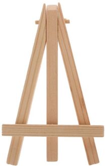 Natuurlijke Hout Mini Schildersezel Frame Statief Display Vergadering Bruiloft Tafel Nummer Naam Card Stand Display Houder Kinderen Schilderen Craft 01