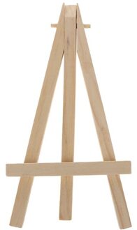 Natuurlijke Hout Mini Schildersezel Frame Statief Display Vergadering Bruiloft Tafel Nummer Naam Card Stand Display Houder Kinderen Schilderen Craft 8x15cm