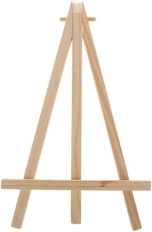 Natuurlijke Hout Mini Schildersezel Frame Statief Display Vergadering Bruiloft Tafel Nummer Naam Card Stand Display Houder Kinderen Schilderen Craft