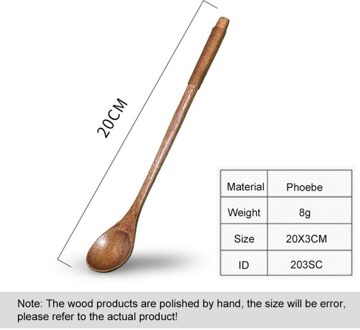 Natuurlijke Houten Lepel Bamboe Keuken Koken Dining Soep Thee Honing Koffie Roeren Soep-Theelepel Keukengereedschap Gereedschap Servies # 6
