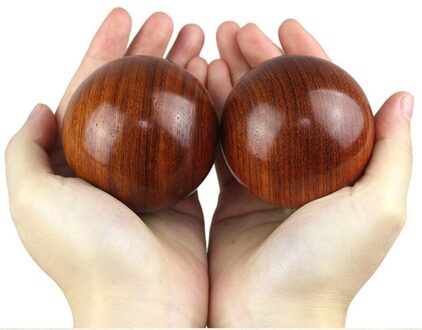 Natuurlijke Houten Massage Gezondheid Bal 50 Mm Oefening Meditatie Stress Handbal Fitness Bal Natuurlijke Gezondheidszorg Product