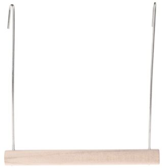 Natuurlijke Houten Vogels Baars Papegaaien Opknoping Swing Kooi Hanger Speelgoed Standhouder