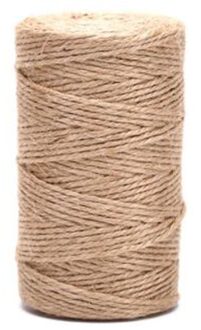 Natuurlijke Jute Baker Twine Jute String Hennep Touw Party Wedding Wrapping Cords Discussie Diy Scrapbooking Bloemisten Craft #40 100M