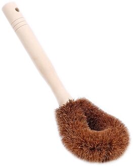 Natuurlijke Kokosnoot Bruin Non-stick Olie Lange Handvat Pot Borstel Olie Borstel Afwas Keuken Product Kan Hangen soort Borstel