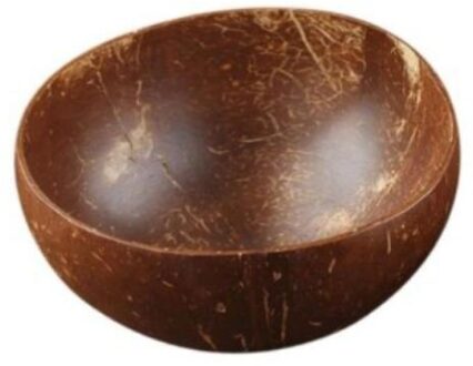 Natuurlijke Kokosnoot Kom Creatieve Servies Natuurlijk Gemaakt Servies Delicate Kokosnoot Kom Vegan Niet Lekt Geen Schadelijke Coating bowl enkel en alleen