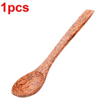 Natuurlijke Kokosnoot Kom Milieuvriendelijke Soep Salade Noodle Rijstkom Houten Fruit Container Handwerk Keukengerei Accessoires Op Voorraad 1stk lepel