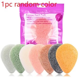 Natuurlijke Konjac Gezicht Wassen Exfoliërende Spons Gezichtsreiniger Make-Up Remover Tool Cosmetische Puff