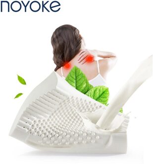 Natuurlijke Latex Kussen Voor Slapen Orthopedische Massage Cervicale Kussens Voor Woonkamer Slaapkamer Dual-Gebruik Latex Kussen Kussensloop