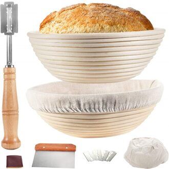 Natuurlijke Rotan Gisting Rieten Mand Land Franse Brood Massa Proofing Manden Deeg Banneton Manden
