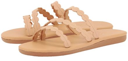 Natuurlijke Slide Sandalen Ancient Greek Sandals , Beige , Dames - 40 Eu,37 Eu,38 EU